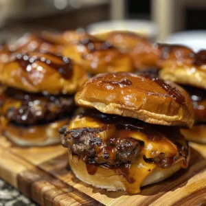 BBQ Cheeseburger Sliders – Juicy, Cheesy & Party-Perfect!