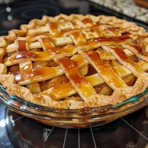 Caramel Apple Pie – Sweet, Gooey & Perfect Fall Dessert!