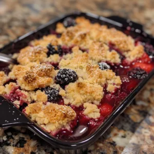 Mixed Berry Cobbler – Sweet, Juicy & Perfect for Dessert Lovers!