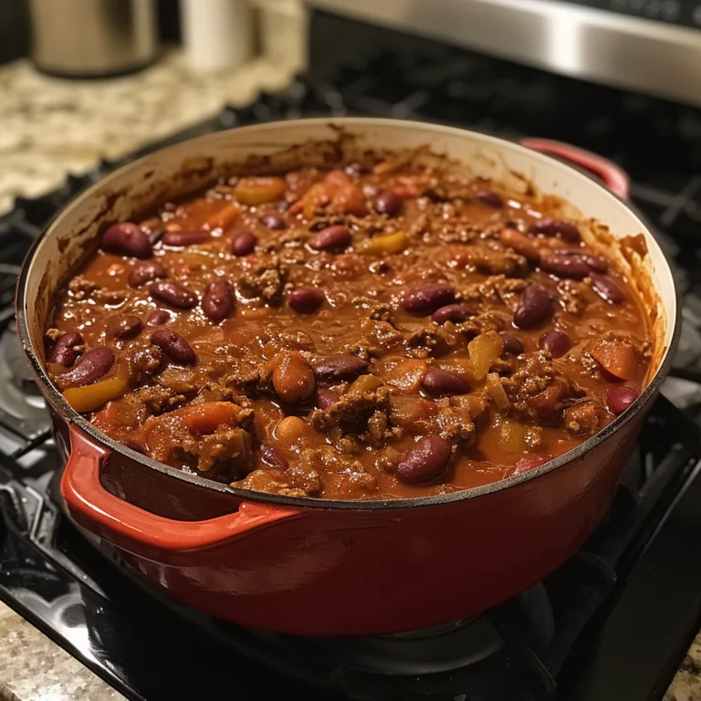 Classic Beef Chili – Hearty, Spicy & Comfort Food Perfection!