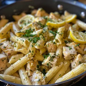 Lemon Herb Chicken Pasta – Zesty, Juicy & One-Pan Dinner!