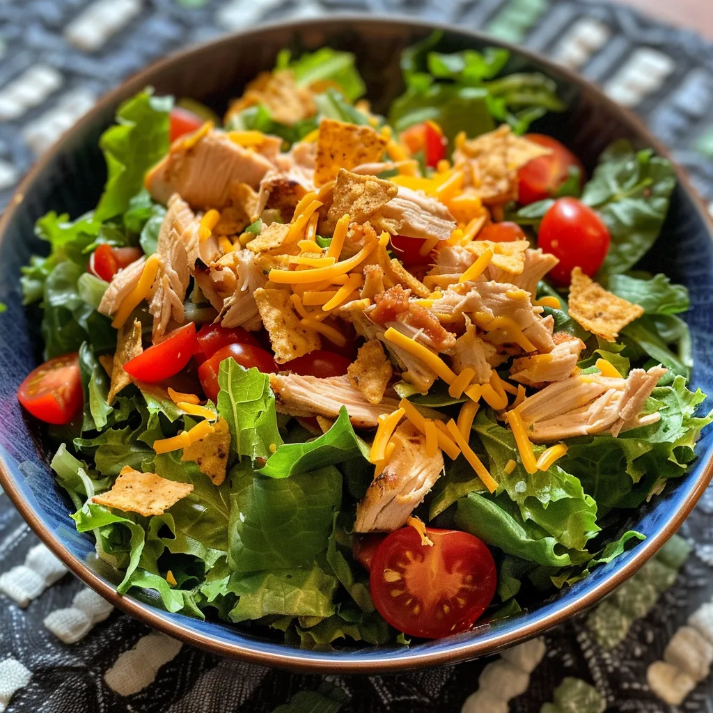 Chicken Taco Salad – HEALTHY & EASY
