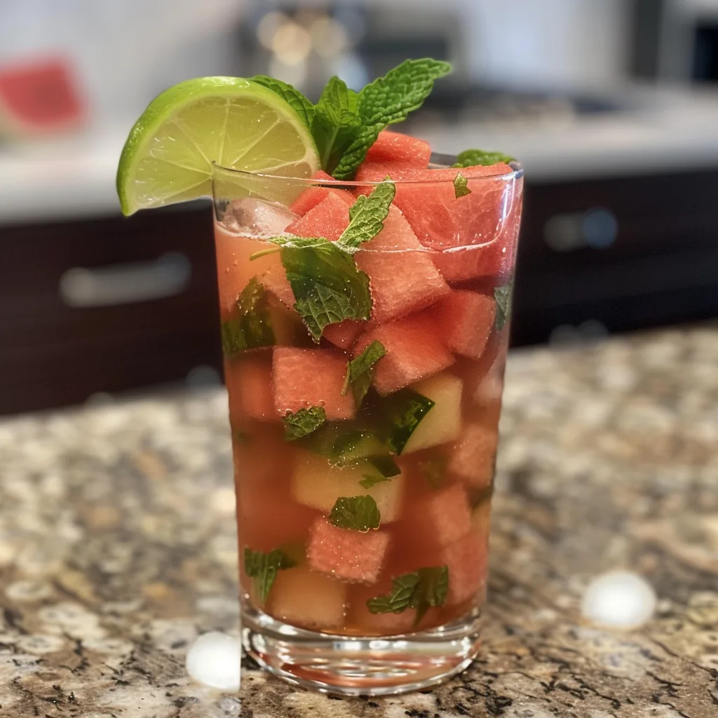 Watermelon Mojito Mocktail