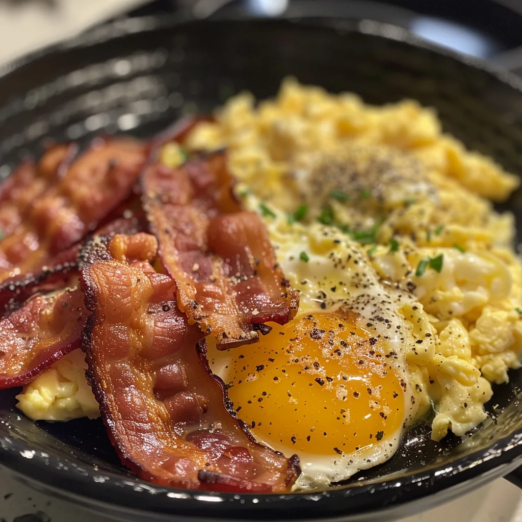 Classic Scrambled Eggs & Bacon – 30 MIN & EASY