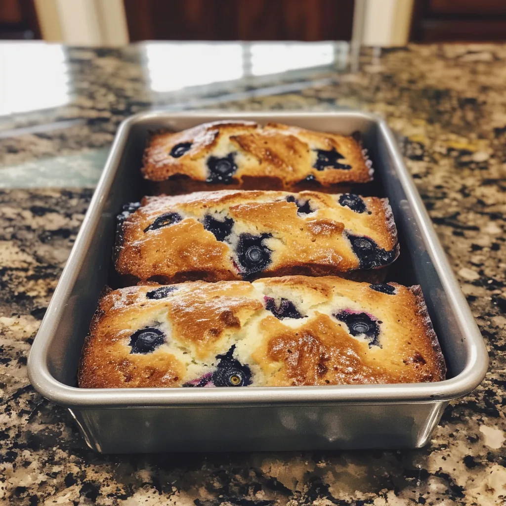 Blueberry Yogurt Mini Loaves – EASY & CREAMY