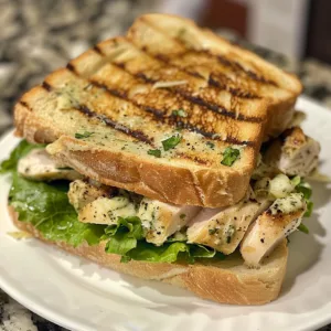 Garlic Chicken Caesar Sandwich – MUST TRY