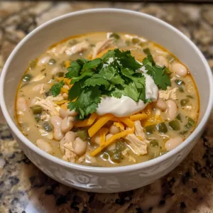 White Chicken Chili – EASY & HEALTHY