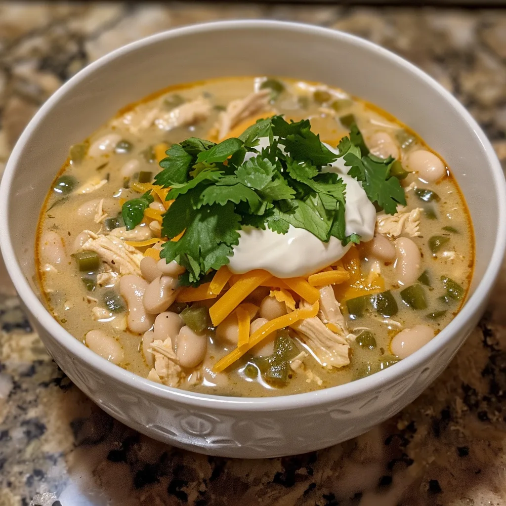 White Chicken Chili – EASY & HEALTHY