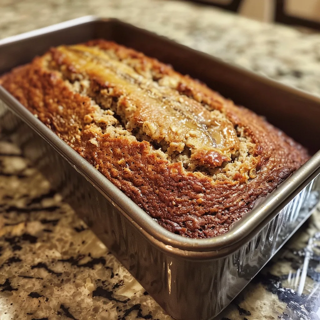 Healthy Banana Bread (Oats & Yogurt) – EASY & MOIST