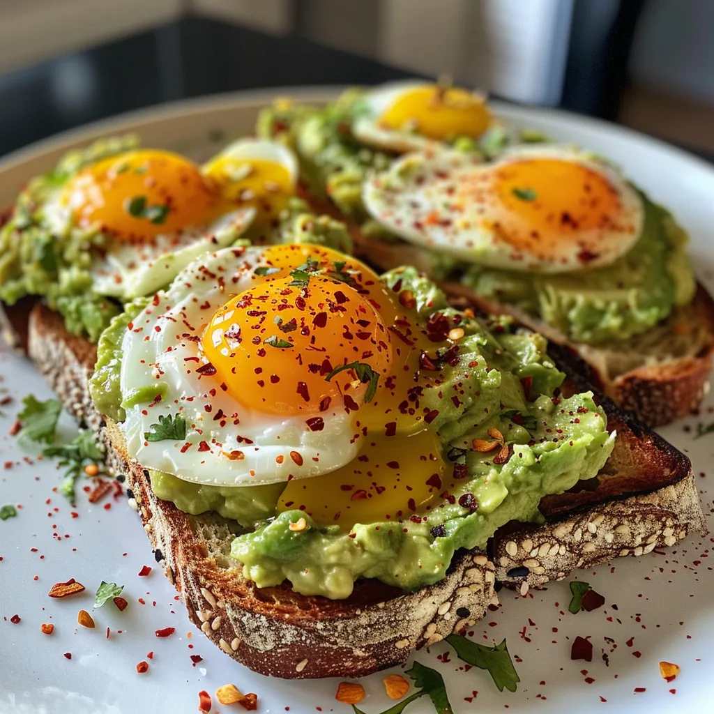 Avocado Toast with Egg – HIGH PROTEIN