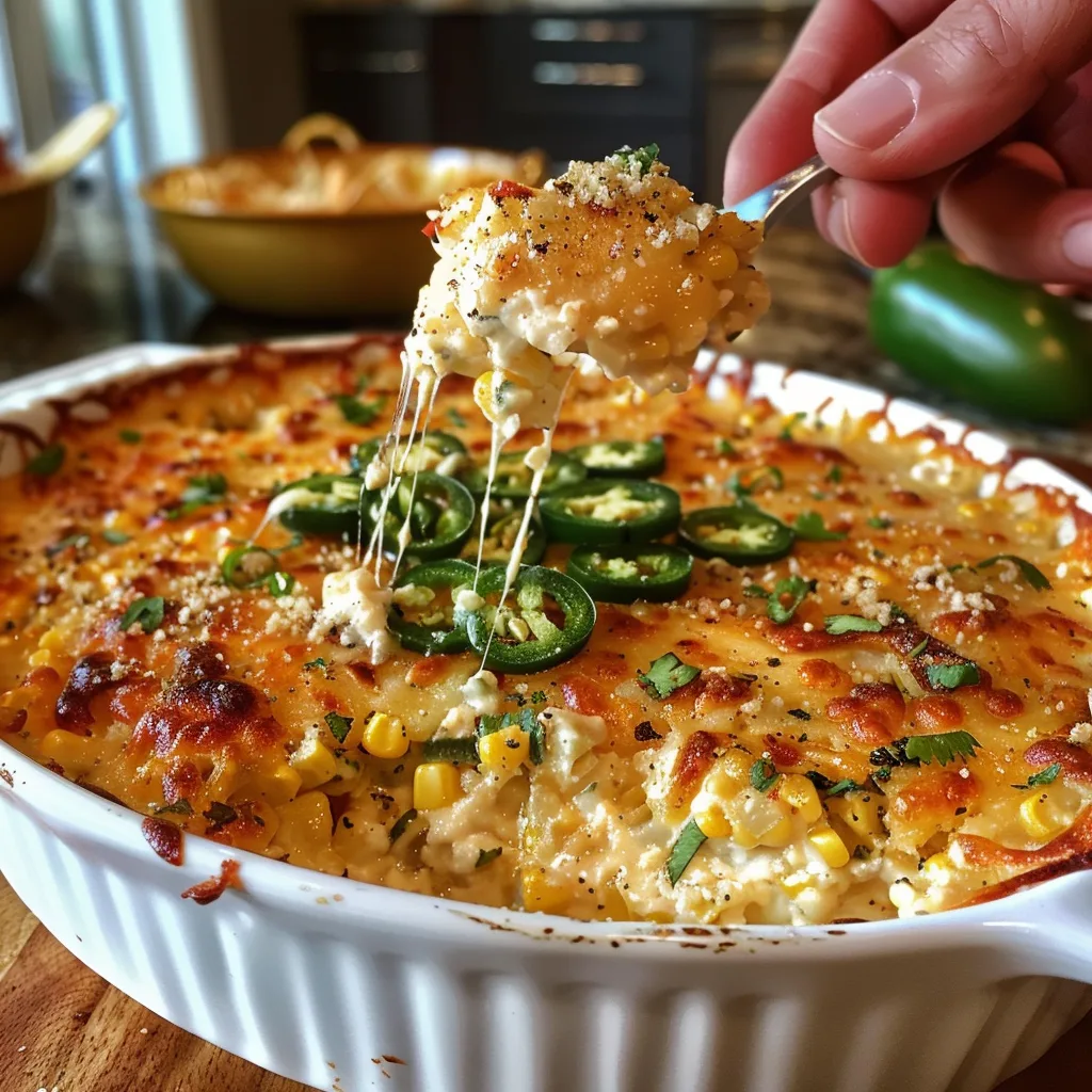 HOT Mexican Street Corn Dip – SPICY & EASY