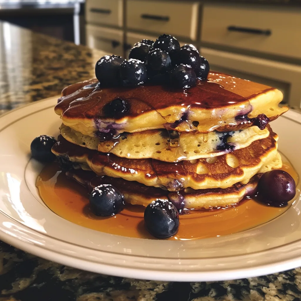 Blueberry Pancakes – JUICY & SWEET