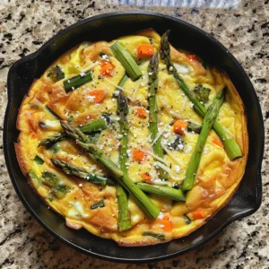 SPRING Vegetable Asparagus Frittata – HEALTHY
