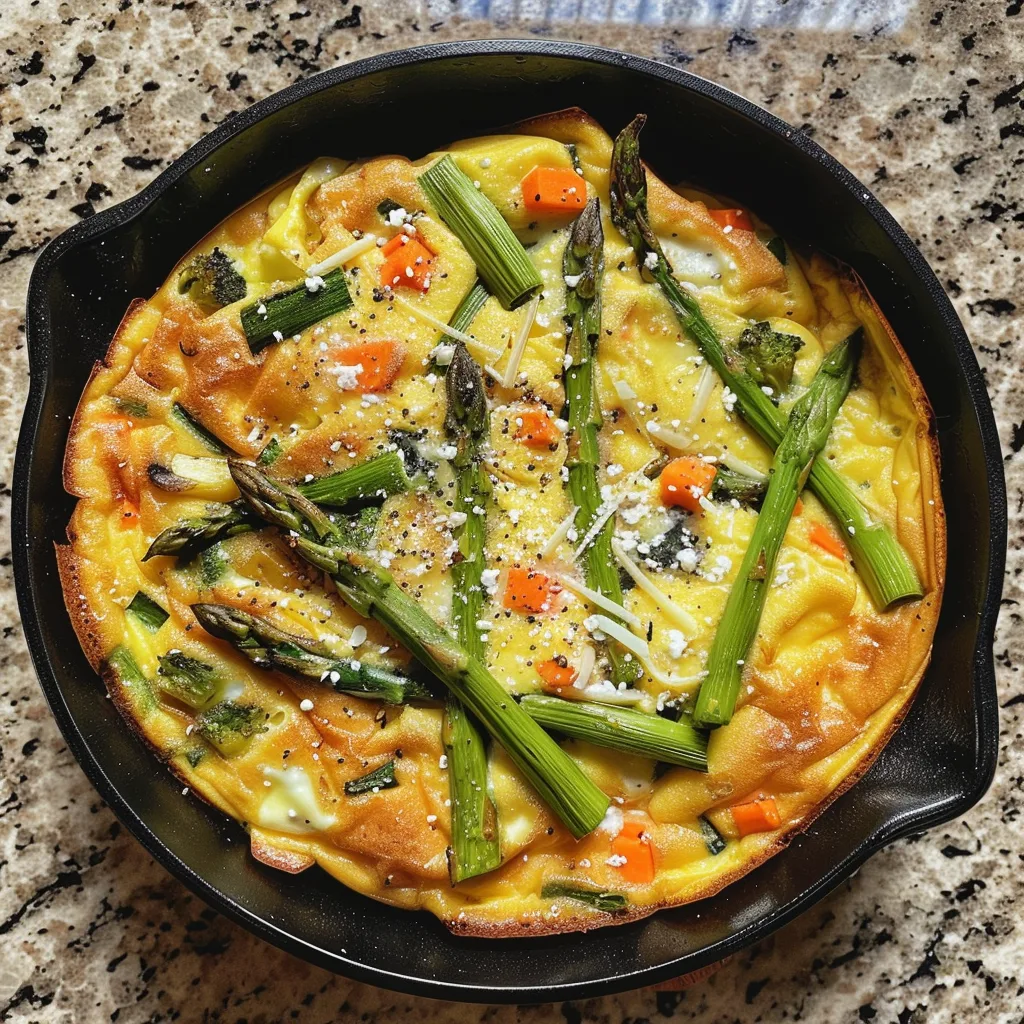 SPRING Vegetable Asparagus Frittata – HEALTHY