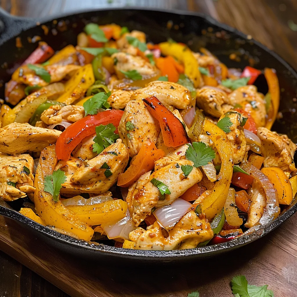 Creamy Southwest Chicken Fajita Skillet – MUST TRY