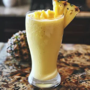 Pineapple Coconut Smoothie – EASY & TROPICAL