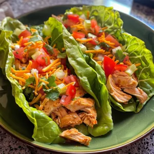 Chicken Taco Lettuce Wraps – EASY & LOW-CARB