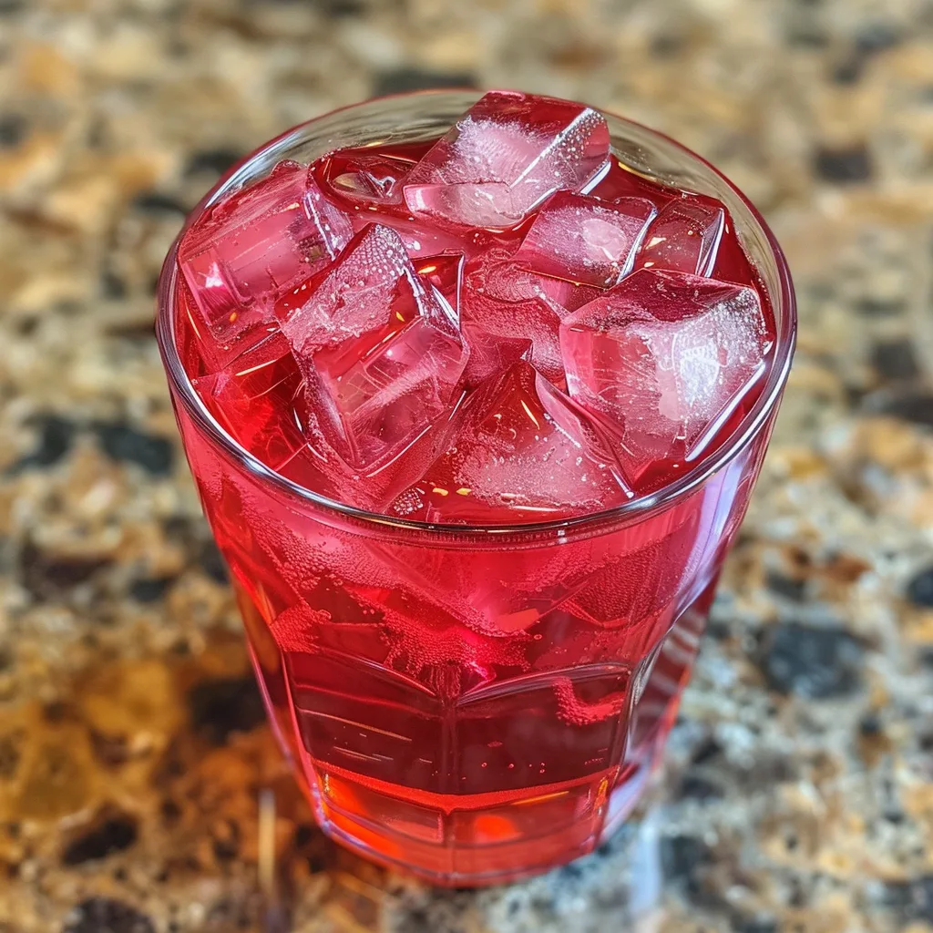 Sparkling Hibiscus Iced Tea – EASY & FIZZY