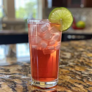 Cranberry Lime Spritz – EASY & REFRESHING