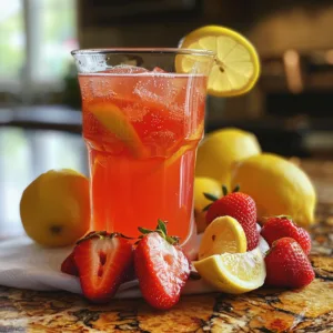 CLASSIC Fresh Strawberry Lemonade – 5 MIN REFRESHER