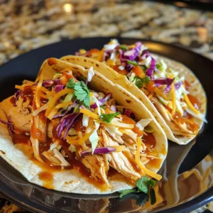 BBQ Rotisserie Chicken Tacos – 30 MIN & JUICY