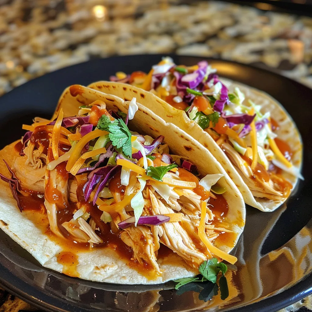 BBQ Rotisserie Chicken Tacos – 30 MIN & JUICY