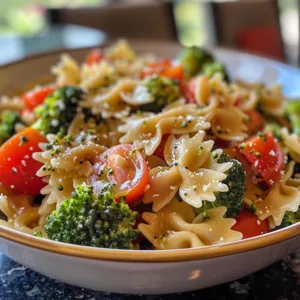 Bowtie Pasta with Veggies – EASY & HEALTHY