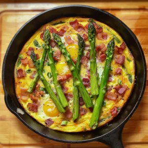 ASPARAGUS Bacon Frittata – MUST TRY BREAKFAST
