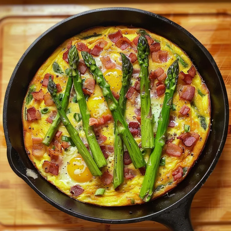 ASPARAGUS Bacon Frittata – MUST TRY BREAKFAST