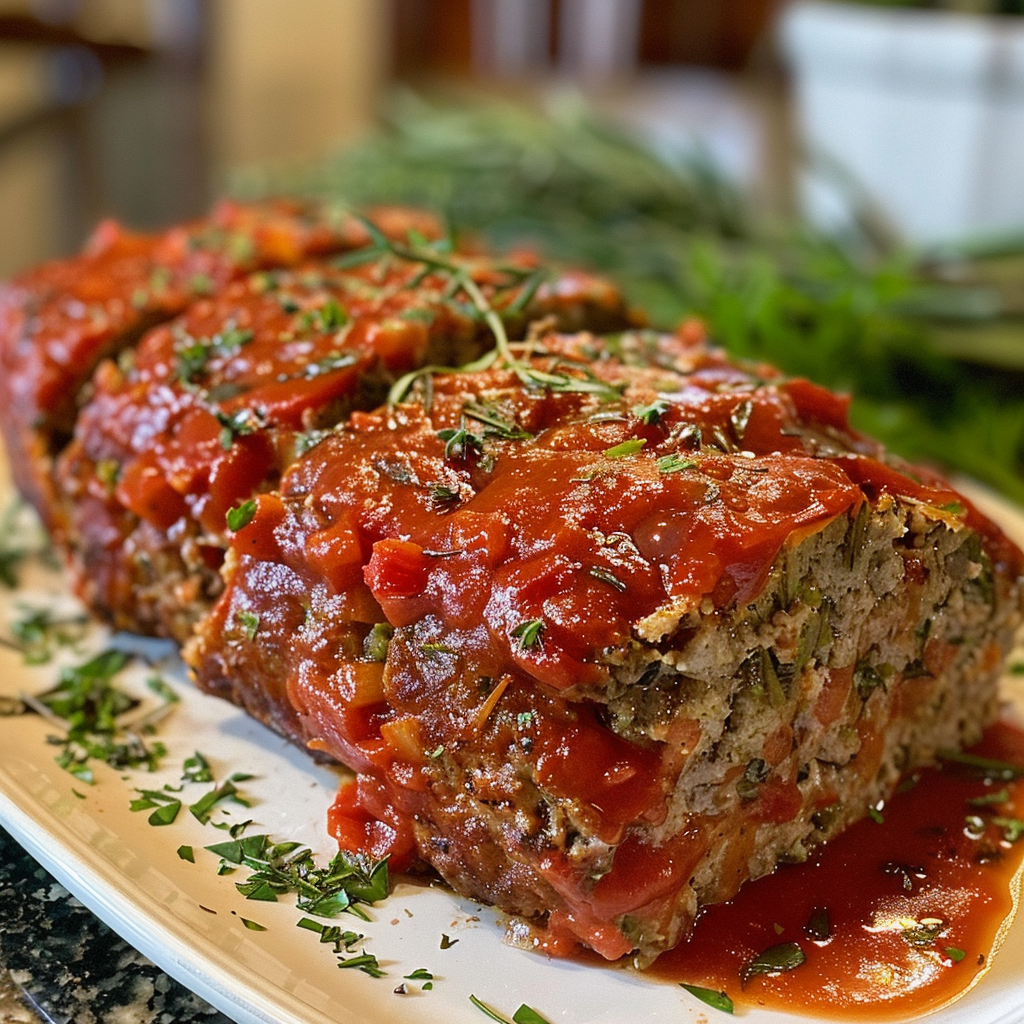 Italian Style Meatloaf – Juicy, Savory & Perfect Family Dinner!