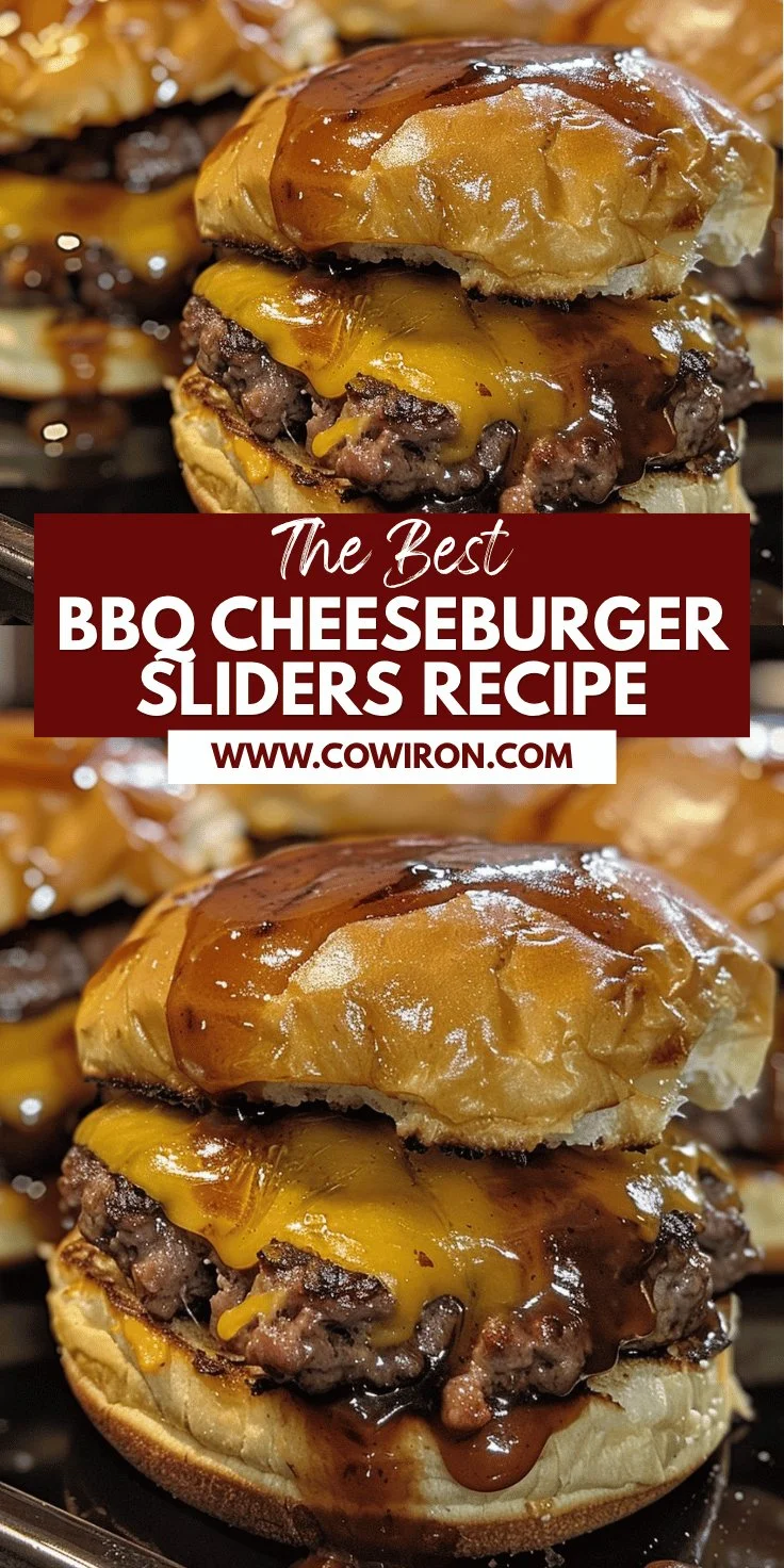 BBQ Cheeseburger Sliders