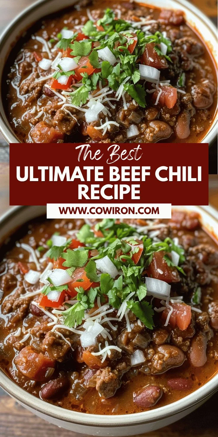 Classic Beef Chili Recipe