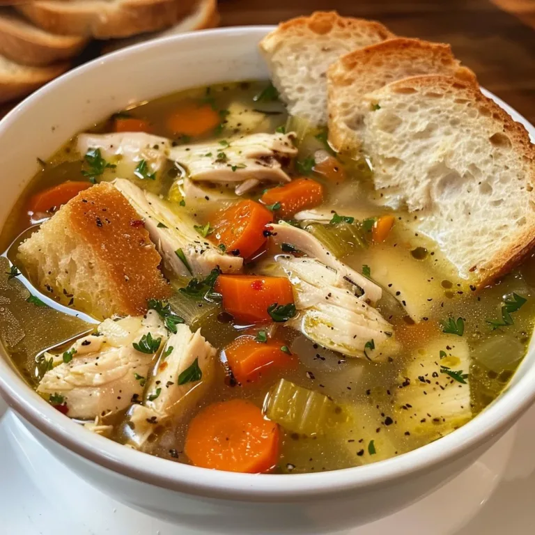 Bowl of classic oxtail soup garnished with fresh herbs