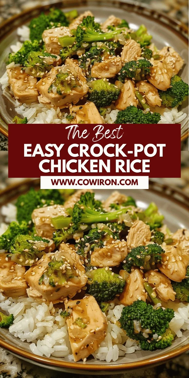 Crock-Pot Chicken with Broccoli and Rice