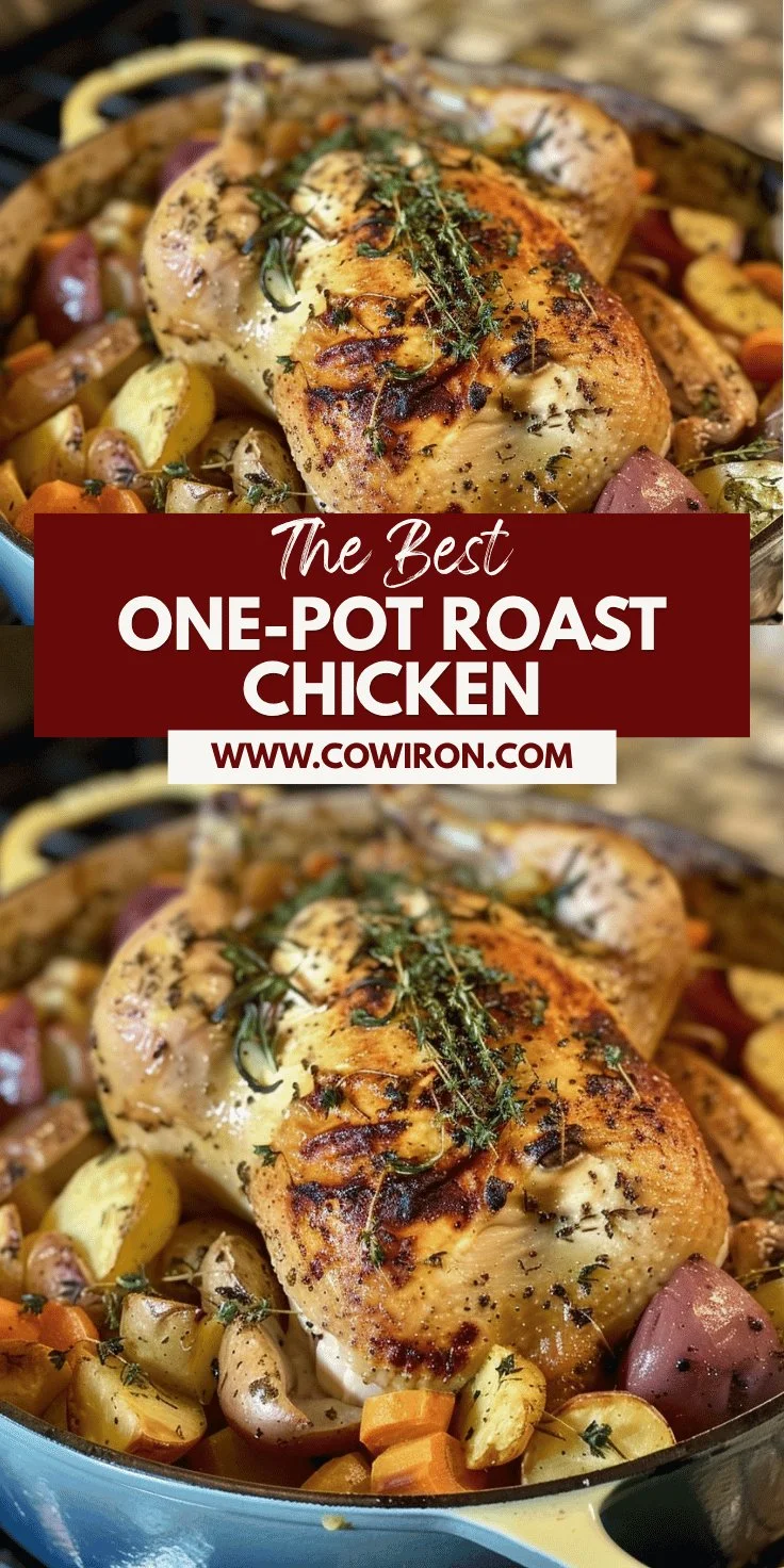 Dutch Oven Roast Chicken with Vegetables