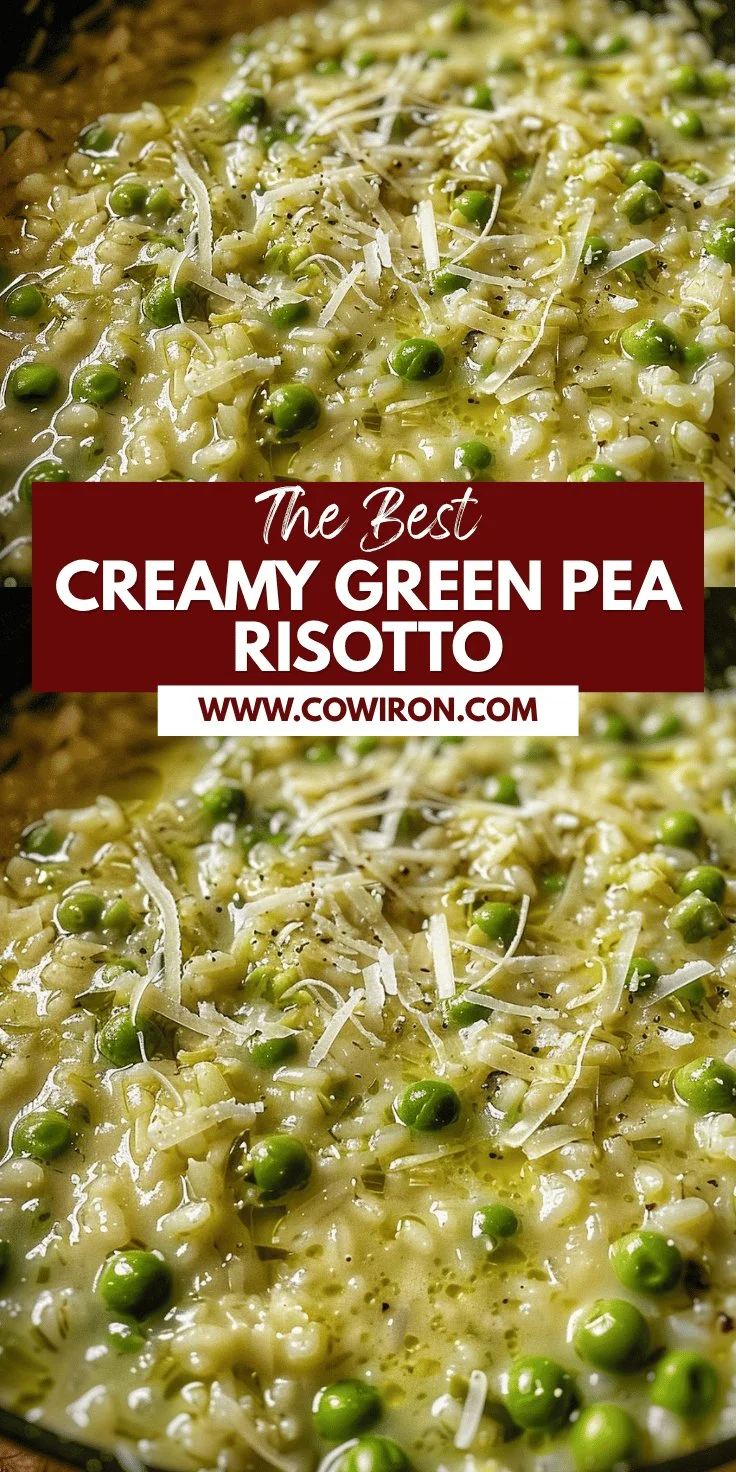 Green Pea Risotto