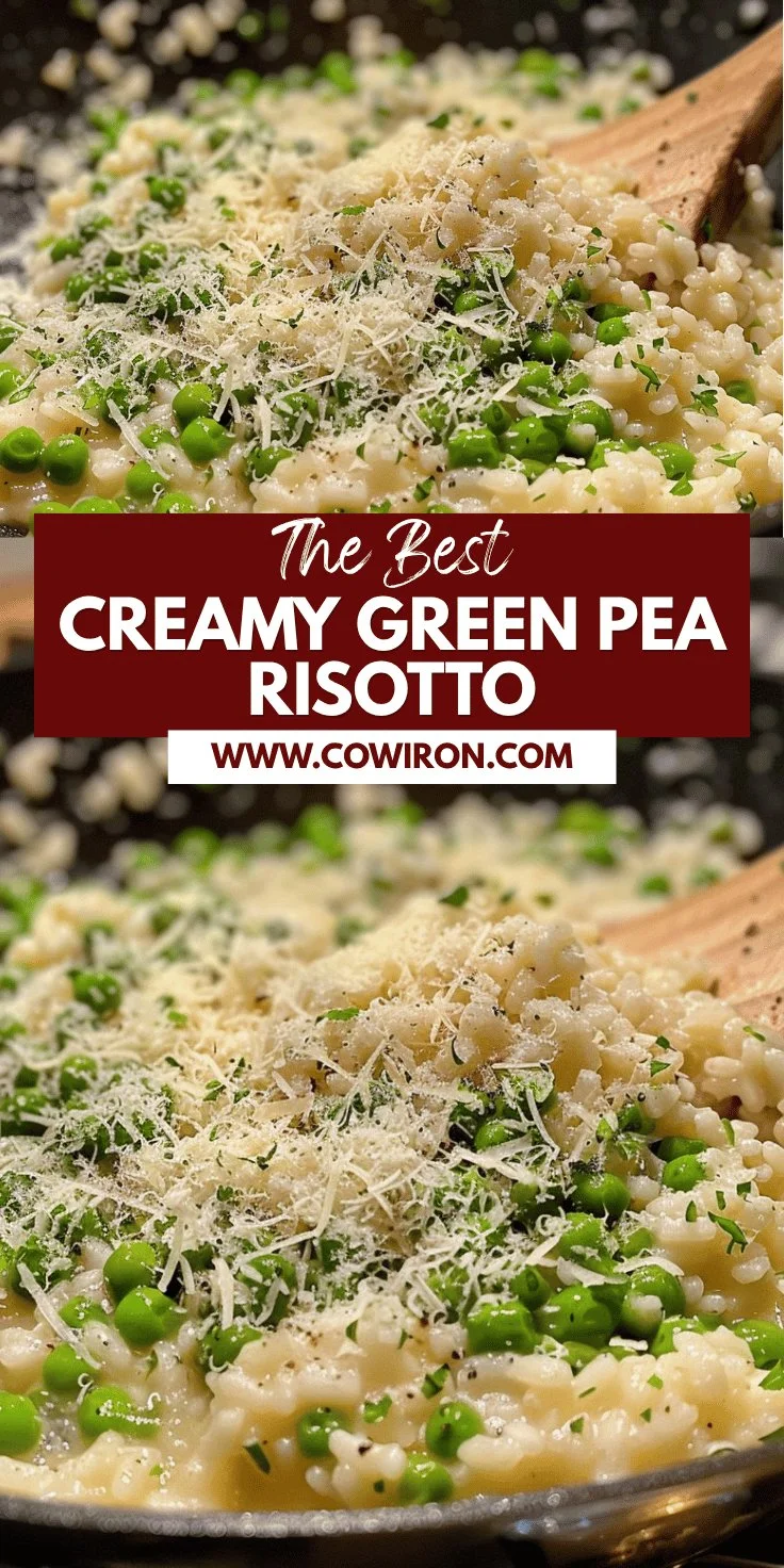 Green Pea Risotto Recipe