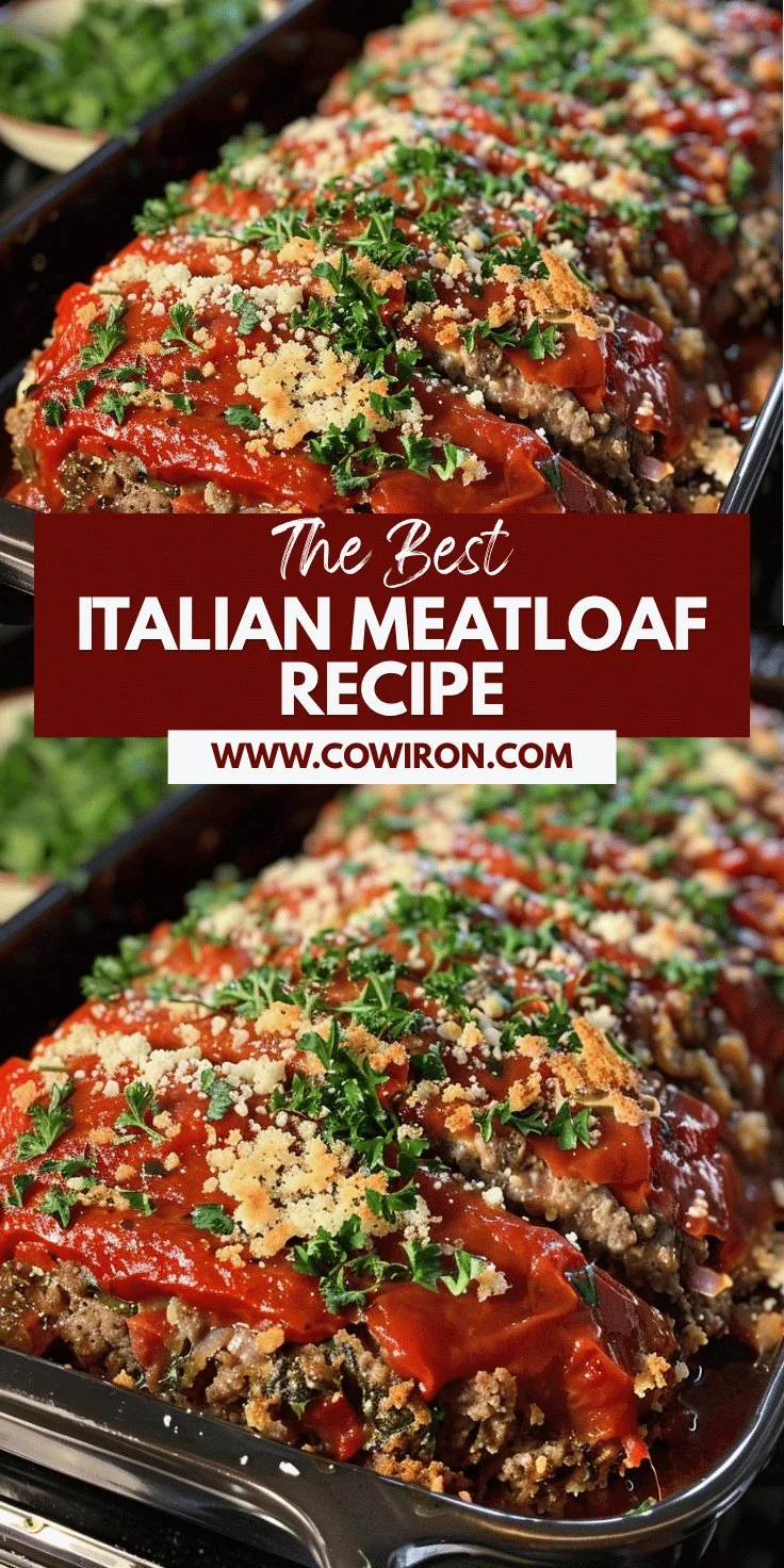 Italian Style Meatloaf Recipe