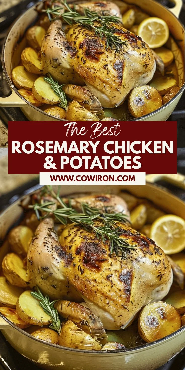 Rosemary Dutch Oven Chicken and Potatoes Recipe