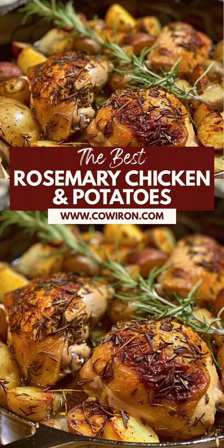 Rosemary Roasted Dutch Oven Chicken with Potatoes