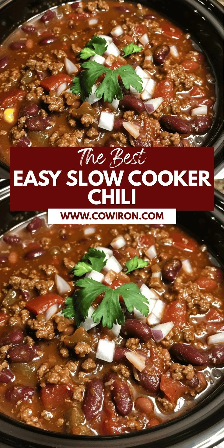 Slow Cooker Chili
