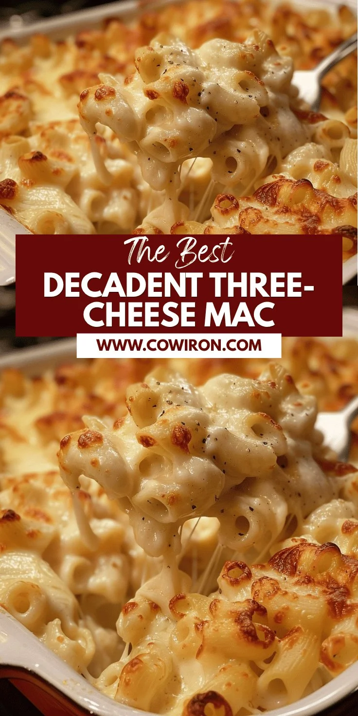 Three-Cheese Macaroni and Cheese