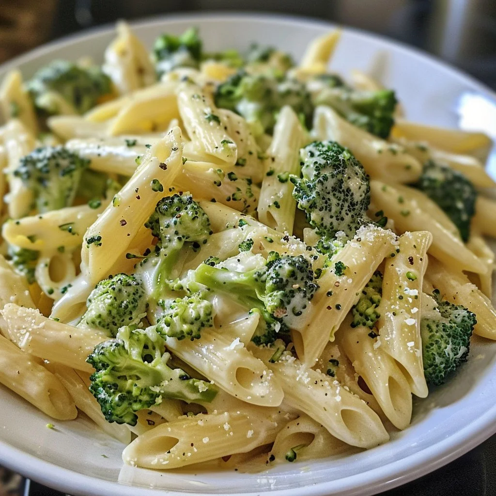 Broccoli Alfredo Penne Recipe