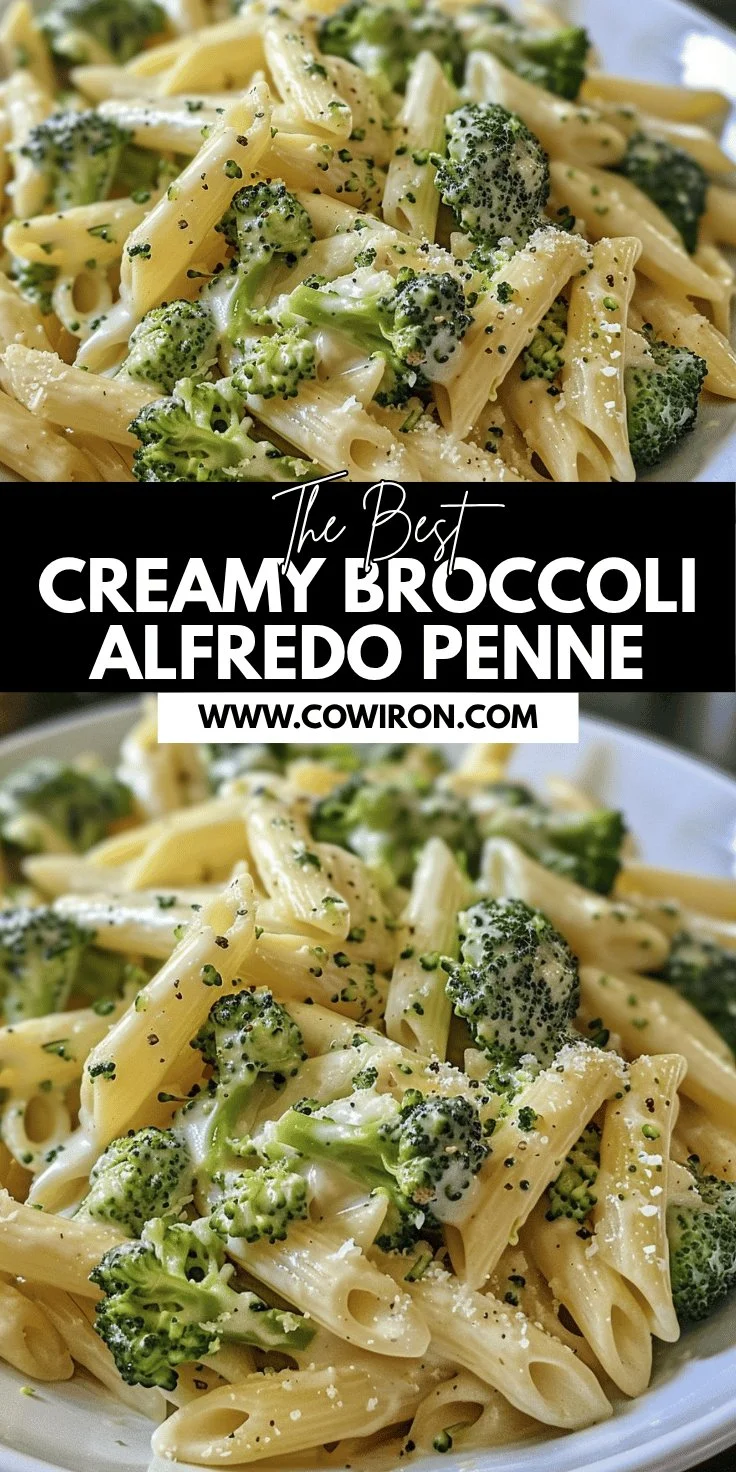 Broccoli Alfredo Penne Recipe