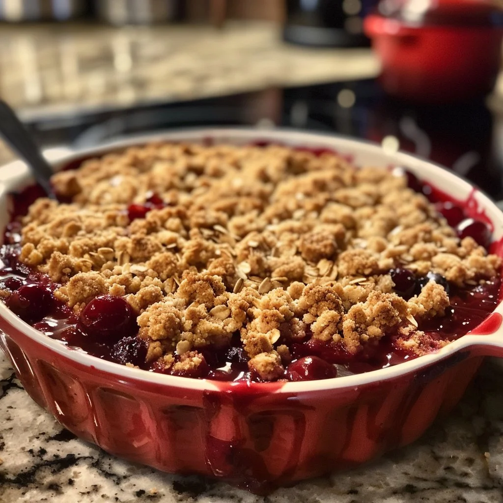 Cherry Crisp Cobbler Recipe