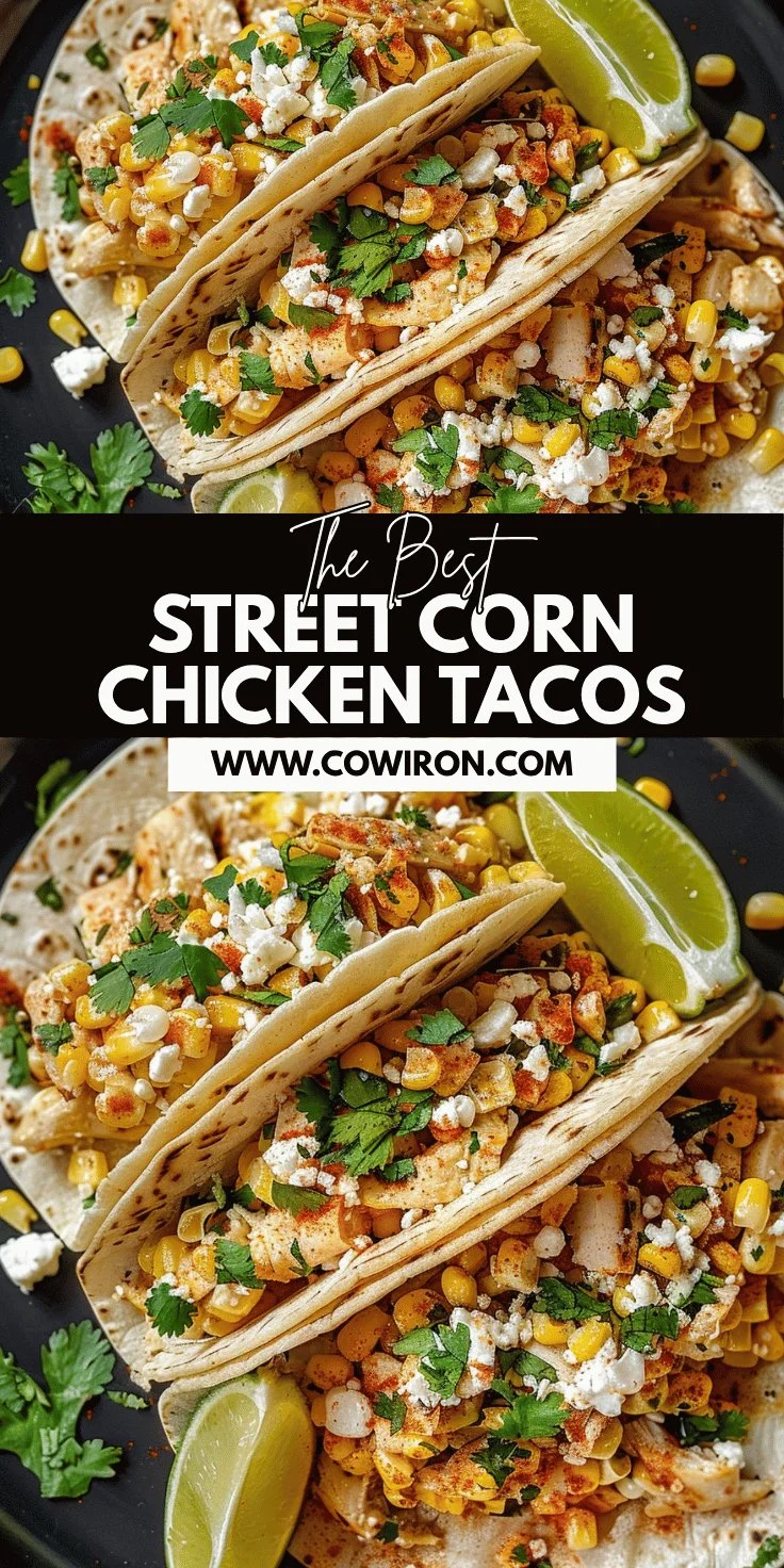 Chicken Tacos with Street Corn