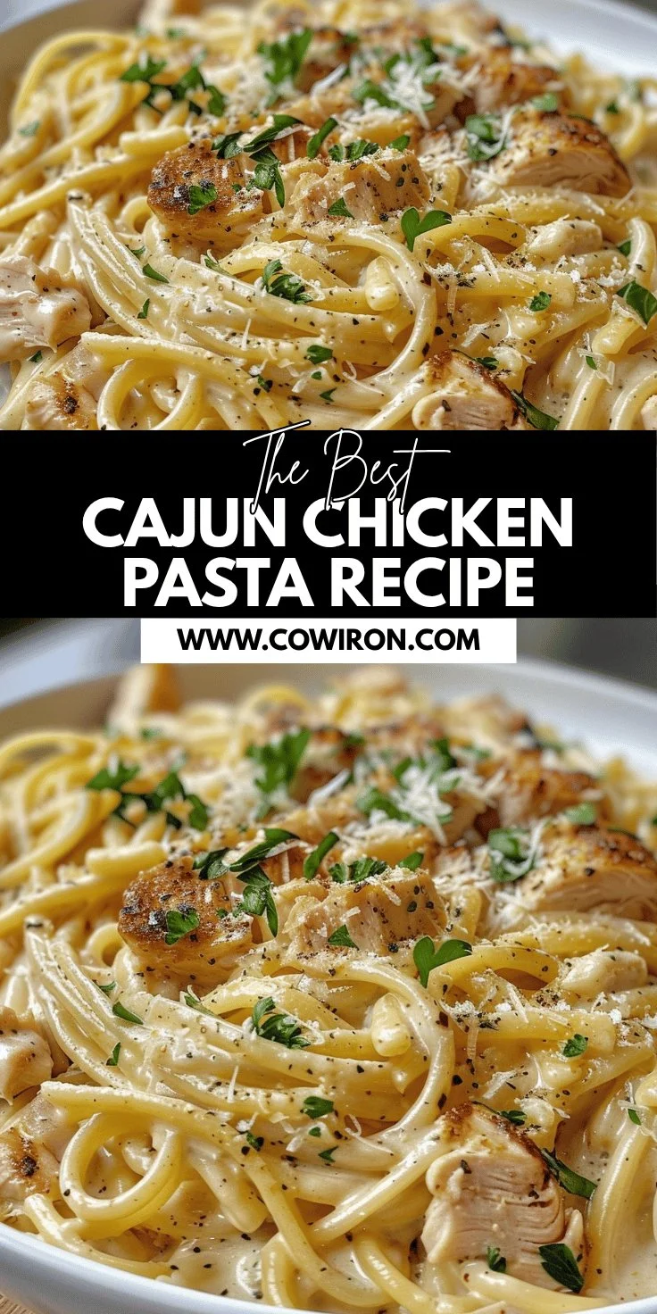 Creamy Cajun Chicken Pasta