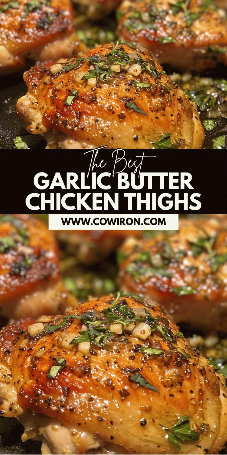 Garlic Butter Chicken Thighs