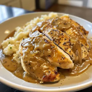 Delicious homemade gravy served in a bowl, perfect for enhancing meals.