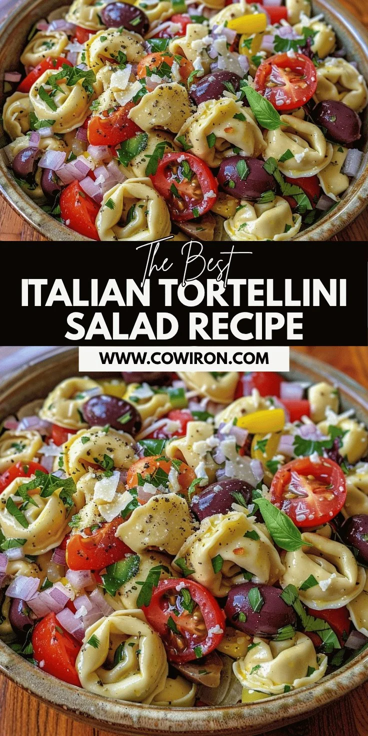 Italian Tortellini Salad Recipe